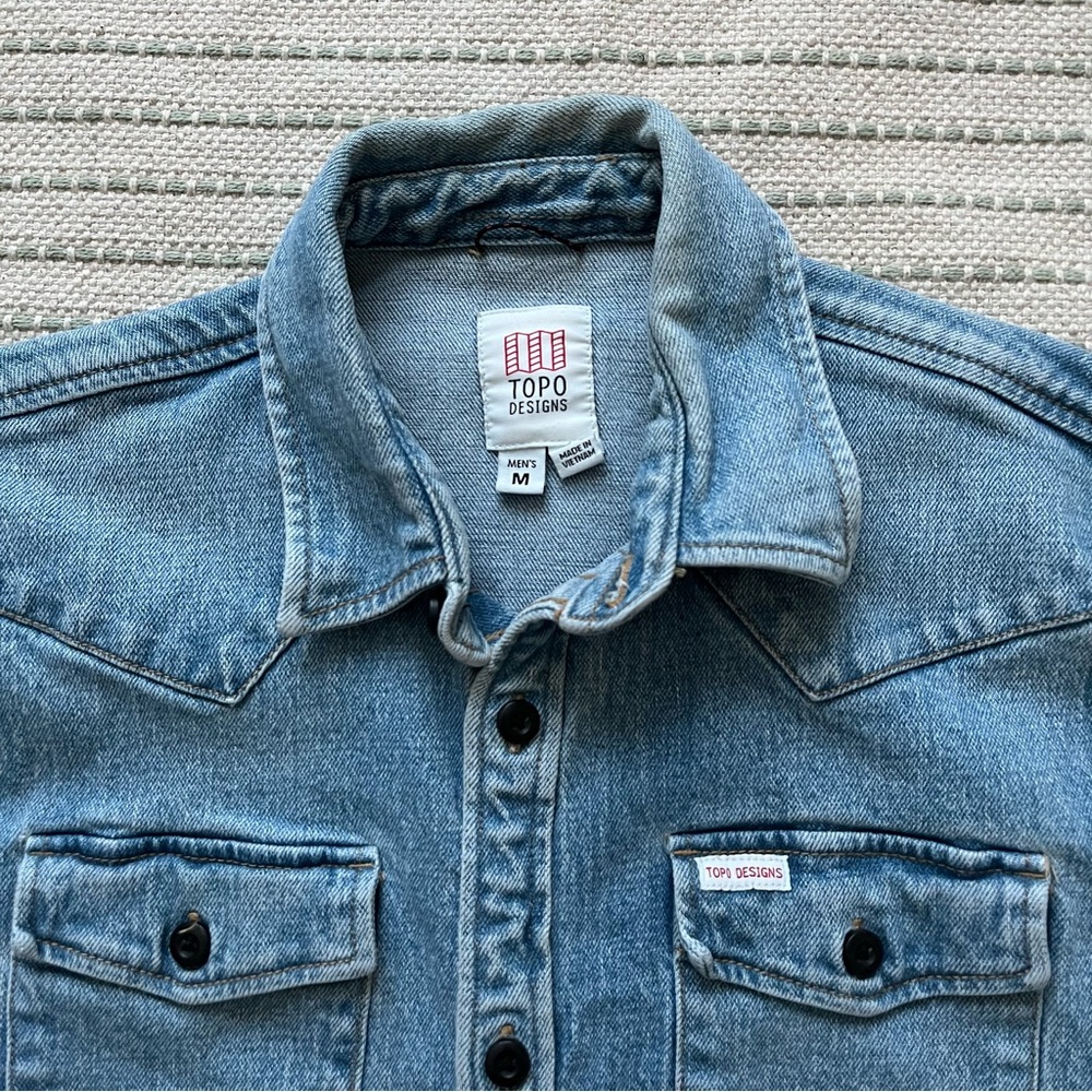 Topo Designs denim workwear shirt - Picture 2 of 4